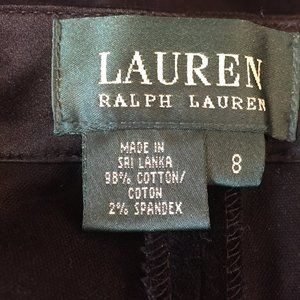Black Velvet Pants w/ Satin Trim ~Lauren (RL)
